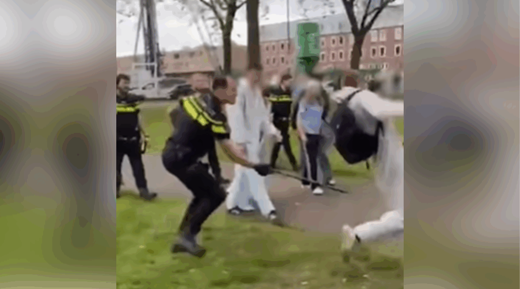 politie-ingrijpen bij examenstunt