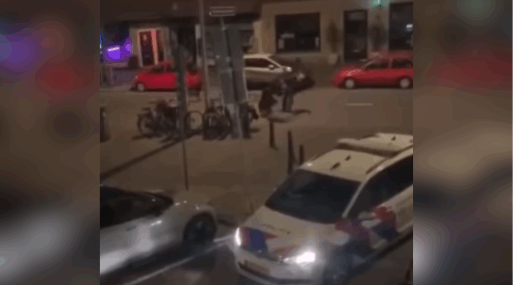 politieoptreden in Scheveningen