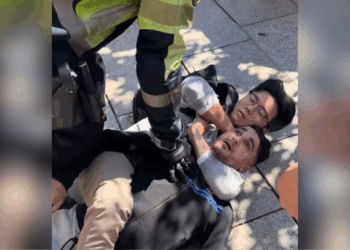 zakkenroller vastgehouden