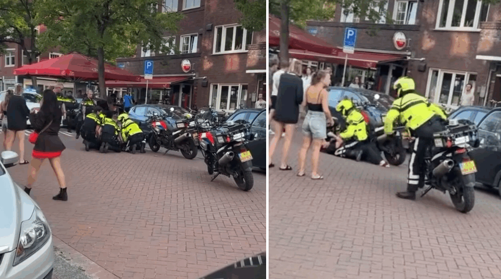 chaos bij aanhouding