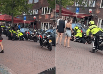 chaos bij aanhouding