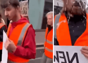 klimaatactivisten protest