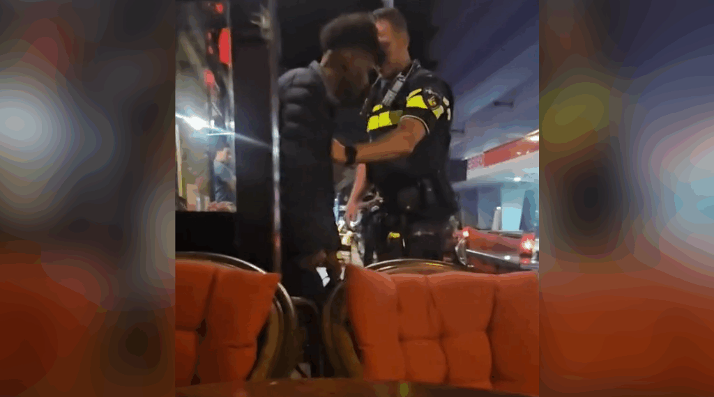 politieoptreden in dönerzaak