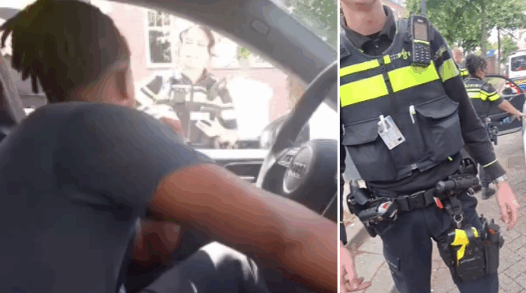 Audi-rijder aangehouden politie