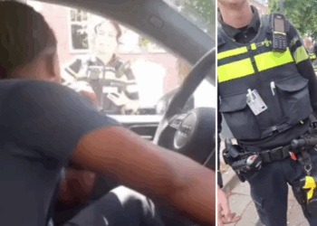 Audi-rijder aangehouden politie