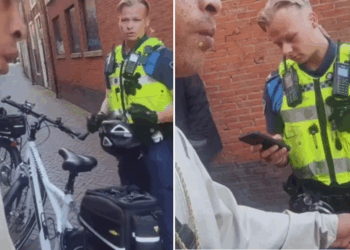 motorrijder politie incident TikTok