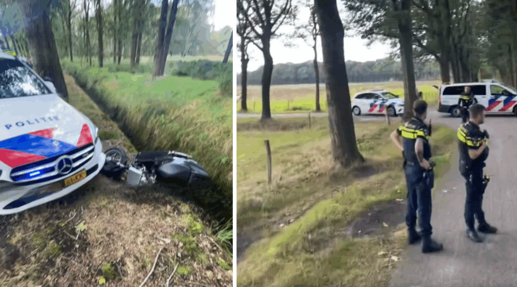 Politie aanpak scooter