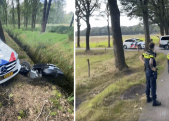 Politie aanpak scooter