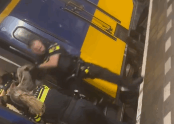 Politieoptreden in de trein