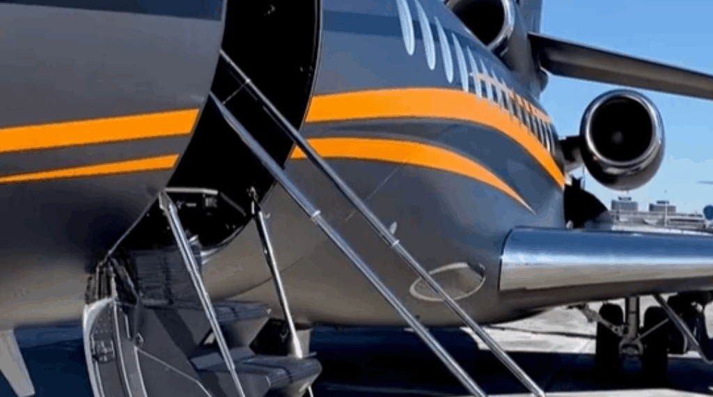 Max Verstappens privéjet