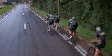 spanningen tussen vrachtwagenchauffeurs en wielrenners