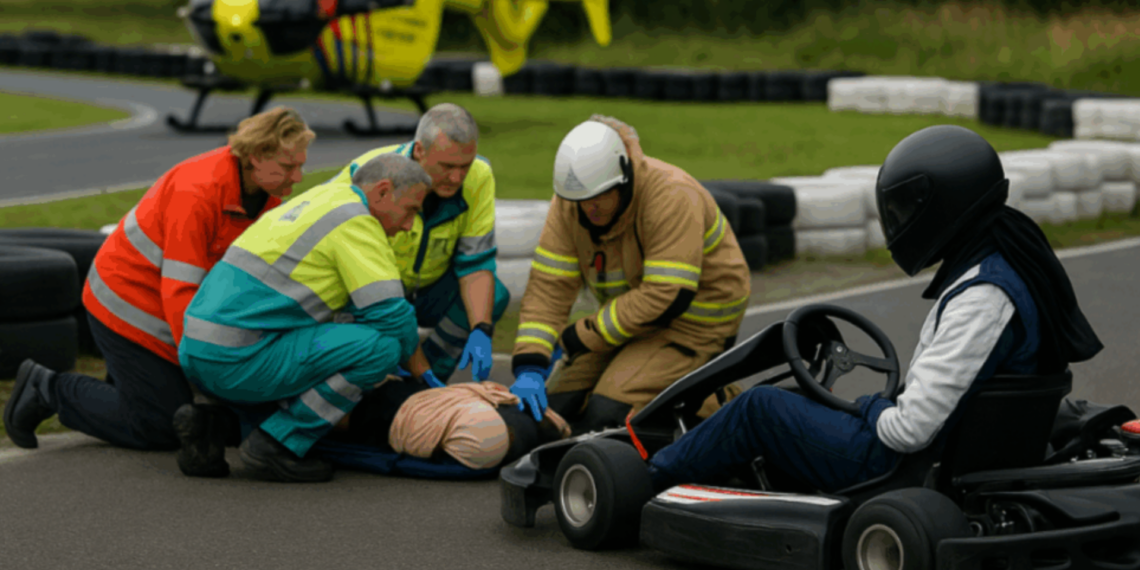 kartongeluk met hoofddoek